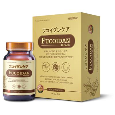 Viên uống tăng cường sức đề kháng Fucoidan Care. Hộp 60 viên